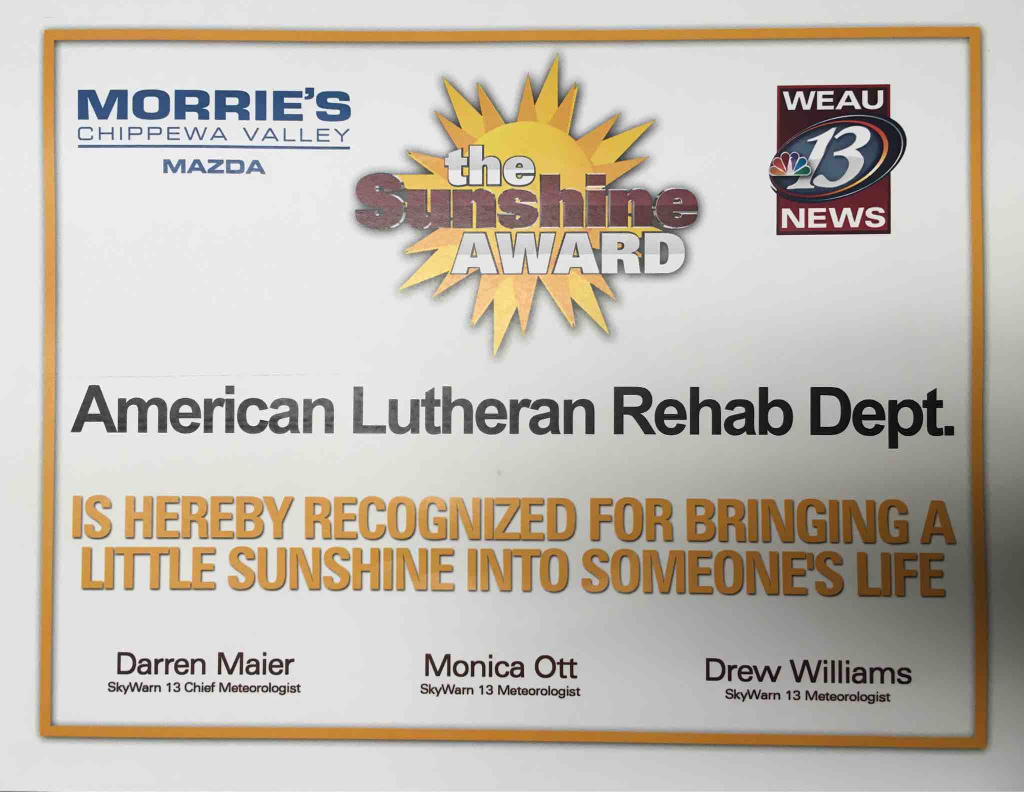 Sunshine Award